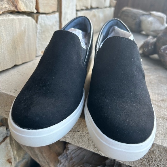 Giani Bernini memory foam comfortable slip on suede & leather shoes Sz-7.5. D - Picture 9 of 11